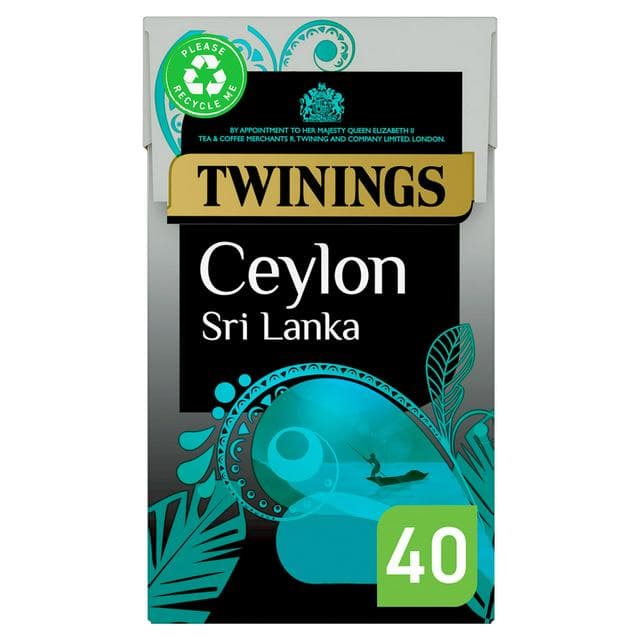 Twinings Ceylon Tea Bags x40 100g - gallery image 1