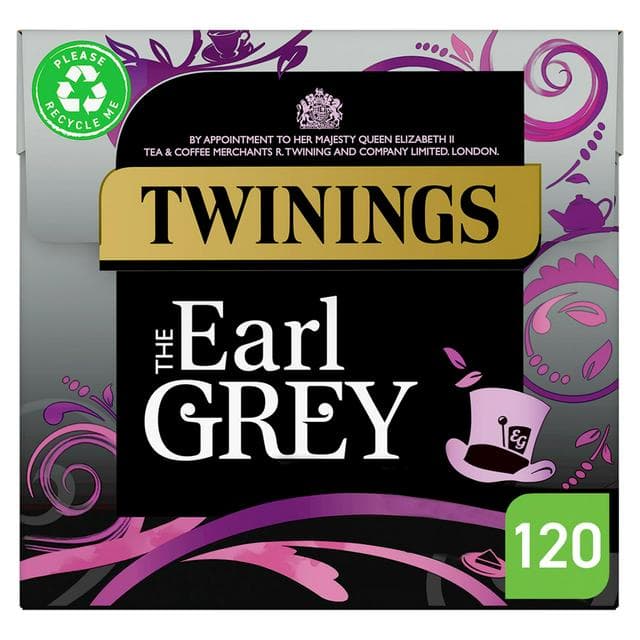 Twinings the Earl Grey Plant Based Tea Bags x120 300g - gallery image 1