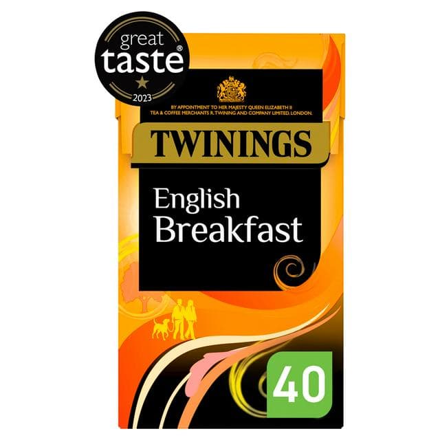 Twinings English Breakfast Plant Based Tea Bags x40 100g - gallery image 1