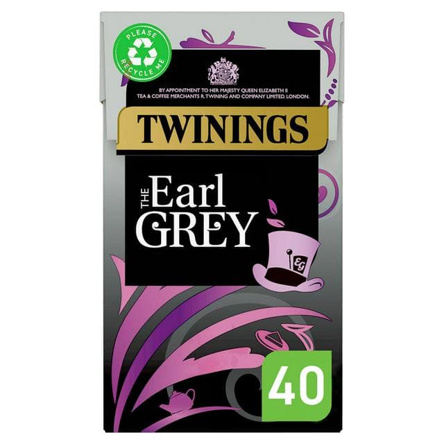 Twinings the Earl Grey Plant Based Tea Bags x40 100g - gallery image 1