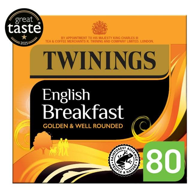 Twinings English Breakfast Plant Based Tea Bags x80 200g - gallery image 1