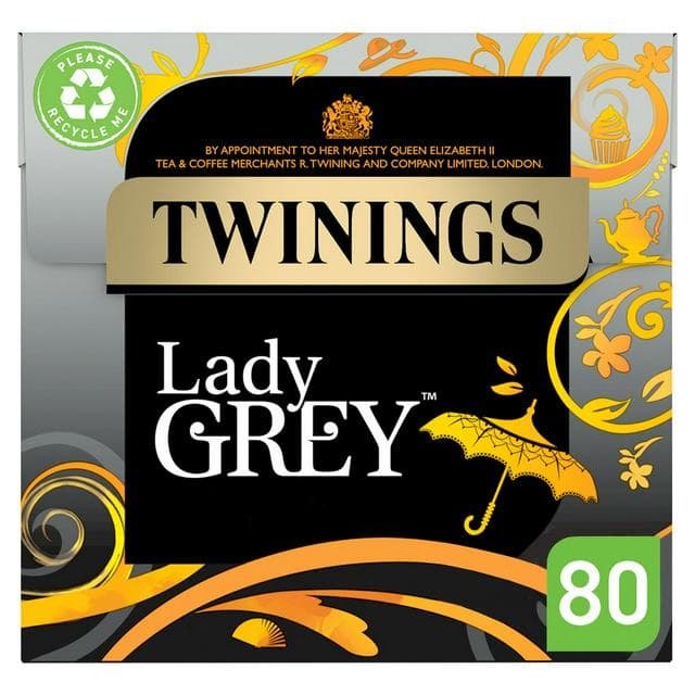 Twinings Lady Grey Teabags 200g x80 - gallery image 1