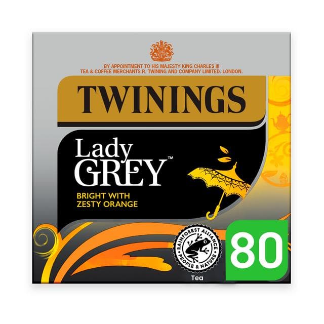 Twinings Lady Grey Teabags 200g x80 - gallery image 2