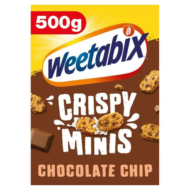 Weetabix 500g Crispy Minis Chocolate Chip Breakfast Cereal - gallery image 1