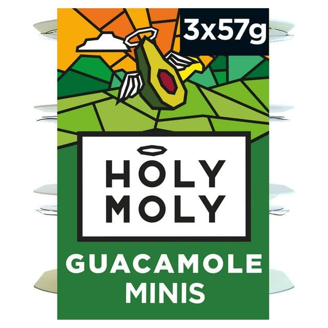 Holy Moly Minis Guacamole Original 3x57g - gallery image 1