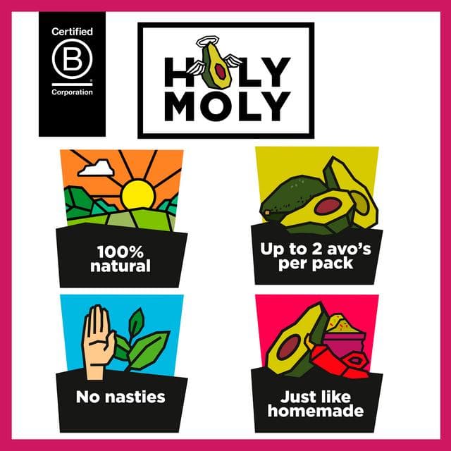 Holy Moly Guacamole Jalapeno & Red Pepper 150g - gallery image 2