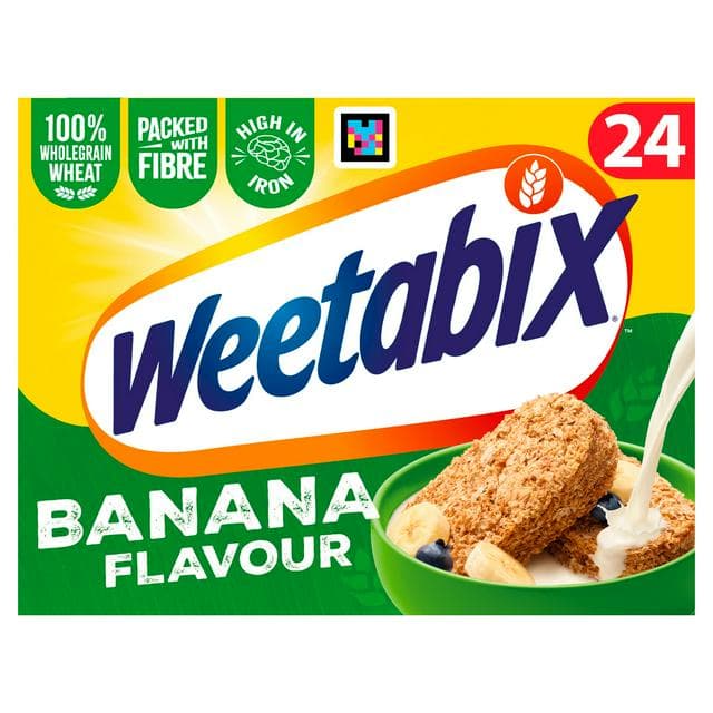 Weetabix 24 Banana Flavour Cereal Pack - gallery image 1