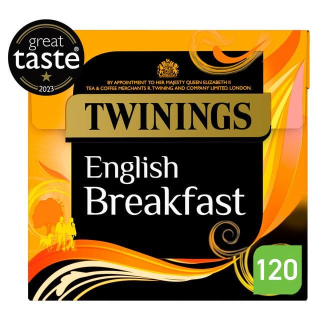 Twinings English Breakfast Plant Based Tea Bags x120 300g - gallery image 1
