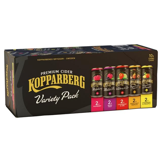Kopparberg Premium Fruit Cider Variety Pack 10x330ml - gallery image 1