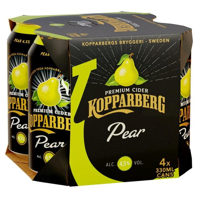 Kopparberg Premium Pear Cider 4x330ml - gallery image 1