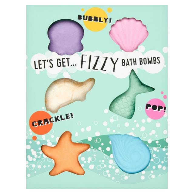 6 x 40g Let's Get Fizzy Bath Bombs - gallery image 1
