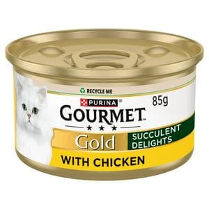 Gourmet Gold Succulent Delights Chicken Wet Cat Food 85g