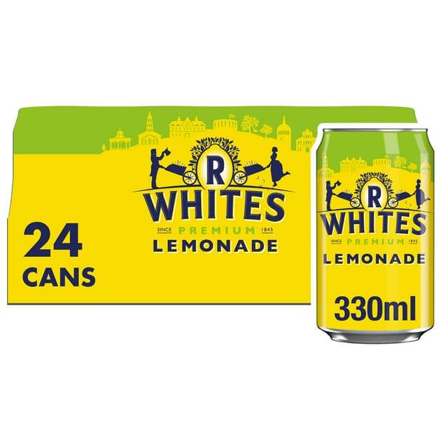 R White's Lemonade 24x330ml - gallery image 1