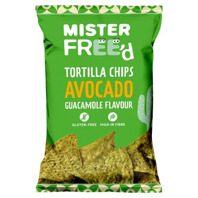 Mister Free'd Avocado Guacamole Flavour Tortilla Chips 135g - gallery image 1