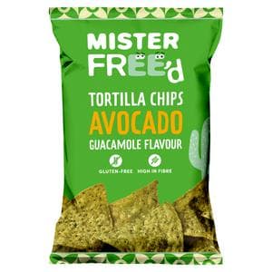 Mister Free'd Avocado Guacamole Flavour Tortilla Chips 135g