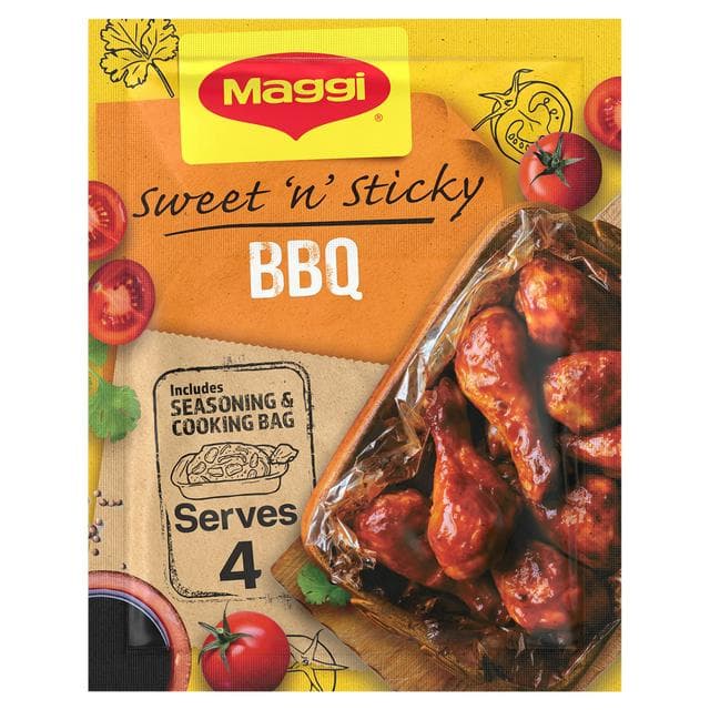 Maggi So Juicy Sweet & Sticky BBQ Chicken Herbs & Spices Recipe Mix 41g - gallery image 1