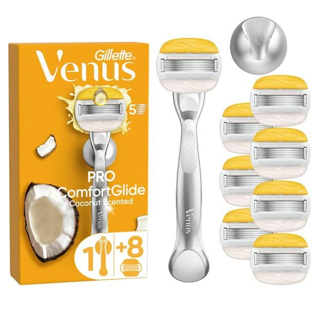 Venus Comfortglide Coconut Plus Olay Value Pack Razor Blades x8 - gallery image 1