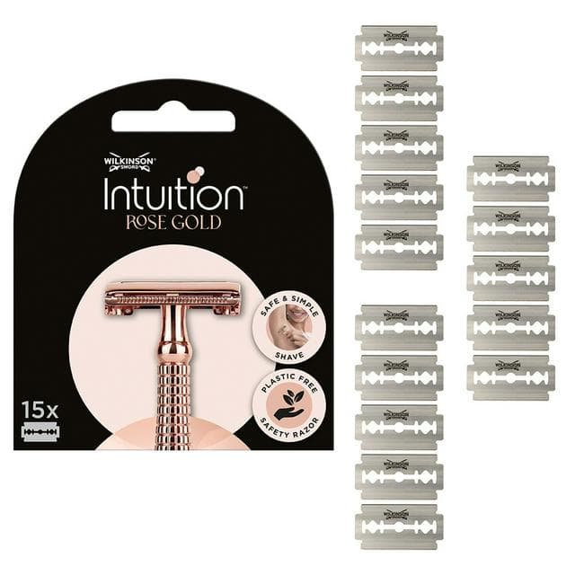 Wilkinson Sword Intuition Rose Gold Blade Refills x15 - gallery image 1