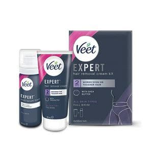 Veet Expert Hair Removal Cream Kit 2x50ml