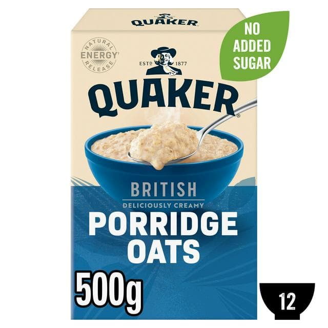 Quaker Rolled Porridge Oats 500g - gallery image 1