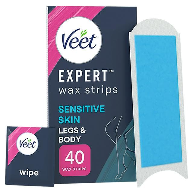 Veet Expert Cold Wax Strip Legs Sensitive x40 - gallery image 1