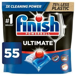 Finish Ultimate All in One Regular Dishwasher Tablets x55