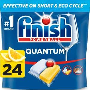 Finish Quantum All In One Lemon Dishwasher Tablets x24