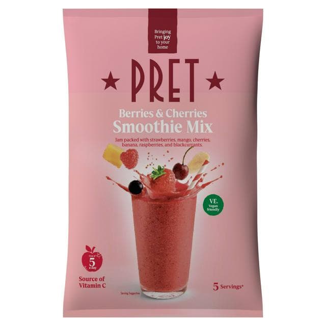 Pret Berries & Cherries Smoothie Mix 400g - gallery image 1