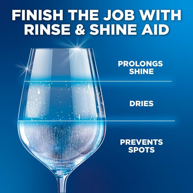 Finish Lemon Dishwasher Rinse Aid 80 Washes 400ml - gallery image 4