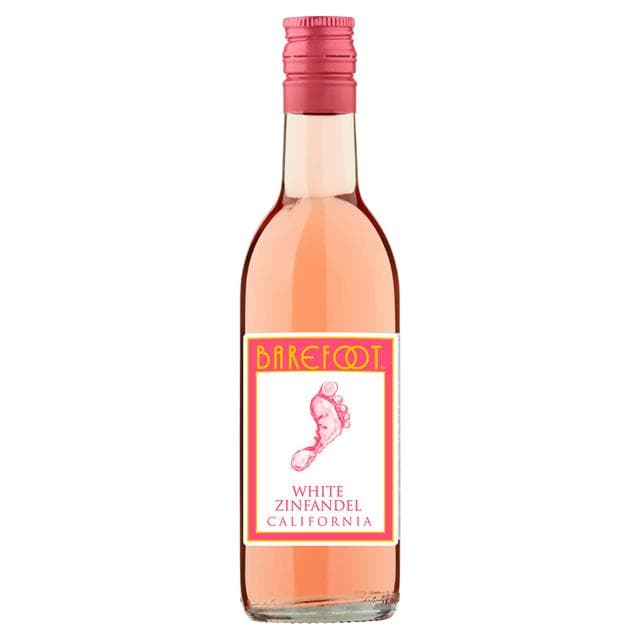 Barefoot White Zinfandel Rose Wine 18.7cl - gallery image 1