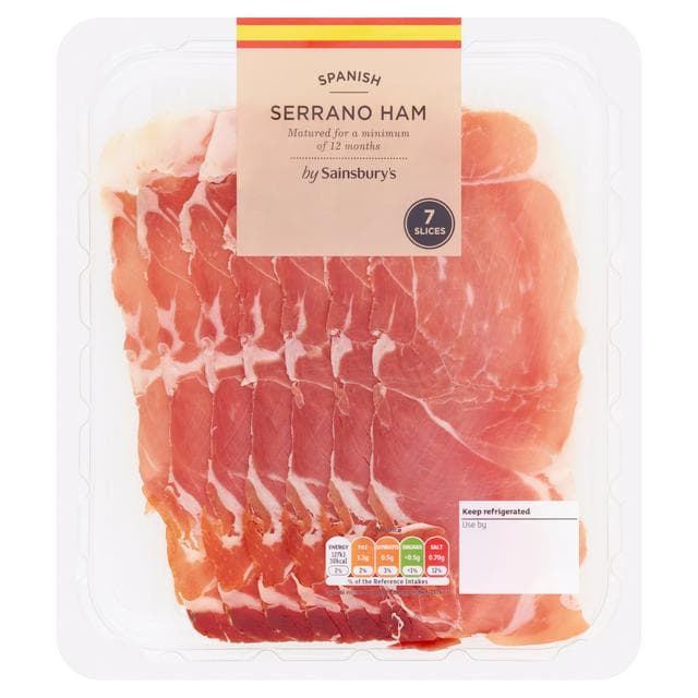Sainsbury's Serrano Ham 100g - gallery image 1