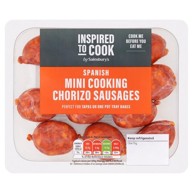 Sainsbury's Inspire to Cook Cooking Spanish Chorizo 190g - gallery image 1
