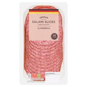 Sainsbury's German Salami Slices x26 250g