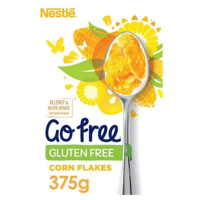 Nestle Go Free Gluten Free Cornflakes Cereal 375g - gallery image 1