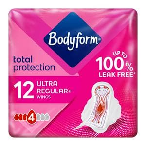 Bodyform Cour V Ultra Normal Sanitary Towels Wings x12