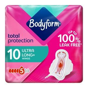 Bodyform Cour V Ultra Long Sanitary Towels Wings x10