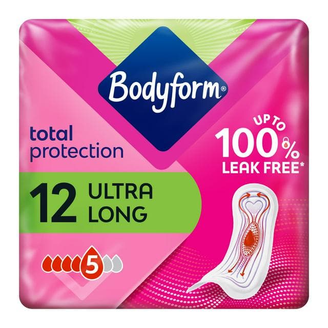 Bodyform Cour V Ultra Long Sanitary Towels x12 - gallery image 1