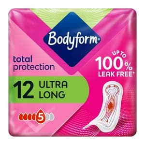 Bodyform Cour V Ultra Long Sanitary Towels x12