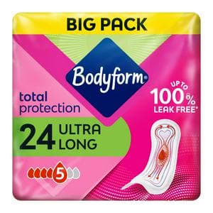 Bodyform Cour V Ultra Long Sanitary Towels x24