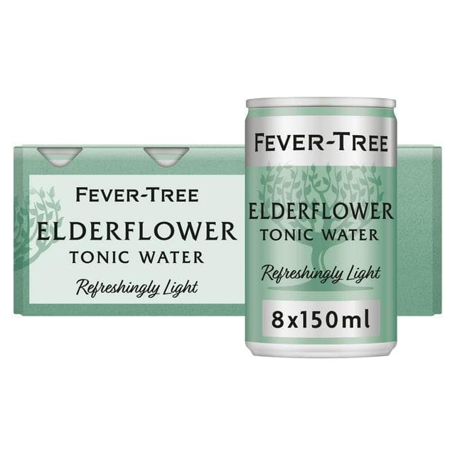 Fever-Tree Light Elderflower Tonic Water 8x150ml - gallery image 1