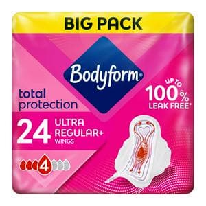 Bodyform Cour V Ultra Normal Sanitary Towels Wings x24