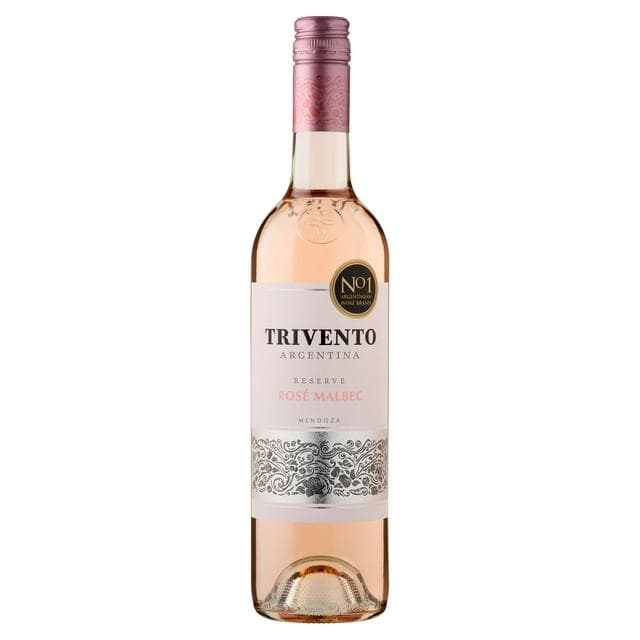 Trivento Reserve Malbec Rose Wine 75cl - gallery image 1