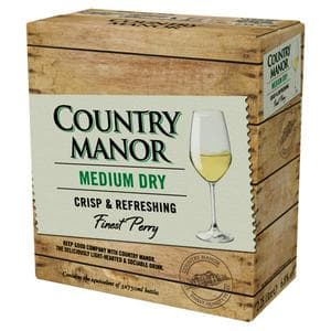 Country Manor Medium Dry Perry White Boxed Wine 225cl