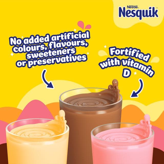 Nesquik Banana Flavoured Milkshake Powder 500g Tub - gallery image 2