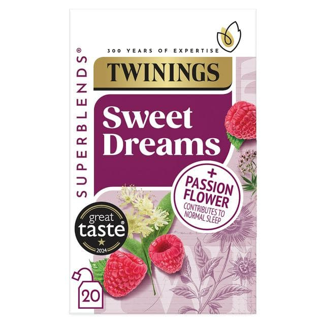 Twinings Superblends Sweet Dreams Plant Based Tea Bags x20 40g - gallery image 1