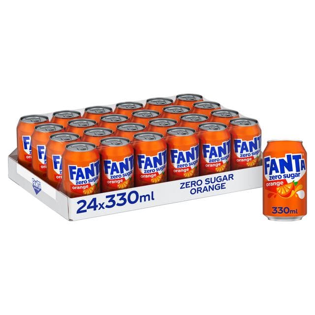 Fanta Orange Zero 24x330ml - gallery image 2