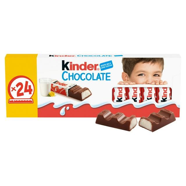 Kinder Chocolate Small Bars Multipack 24x12.5g - gallery image 1