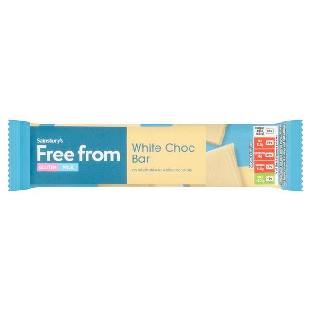 Sainsbury's Free From White Chocolate Bar 35g - gallery image 1