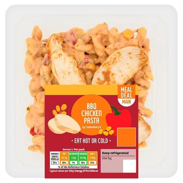 Sainsbury's BBQ Chicken Pasta 290g - gallery image 1