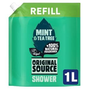 Original Source 1L Mint & Tea Tree Shower Gel Refill